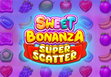 Игровой автомат Sweet Bonanza Super Scatter в RioBet